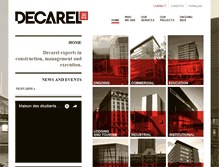 Tablet Screenshot of decarel.com